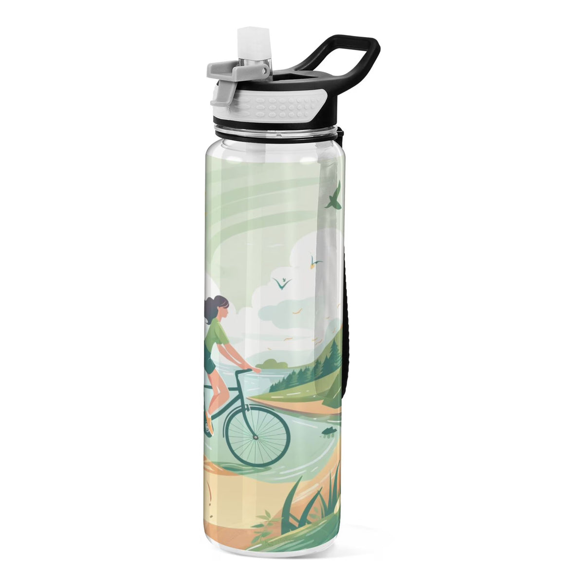 32oz Tritan Sports Water Bottle with Straw N3154