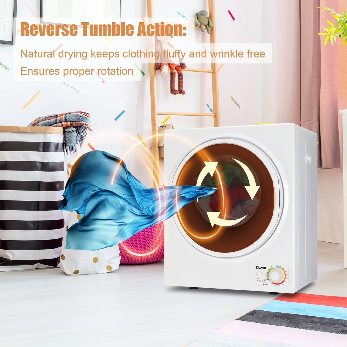 1.6 cu. ft. Compact Electric Dryer White M64257