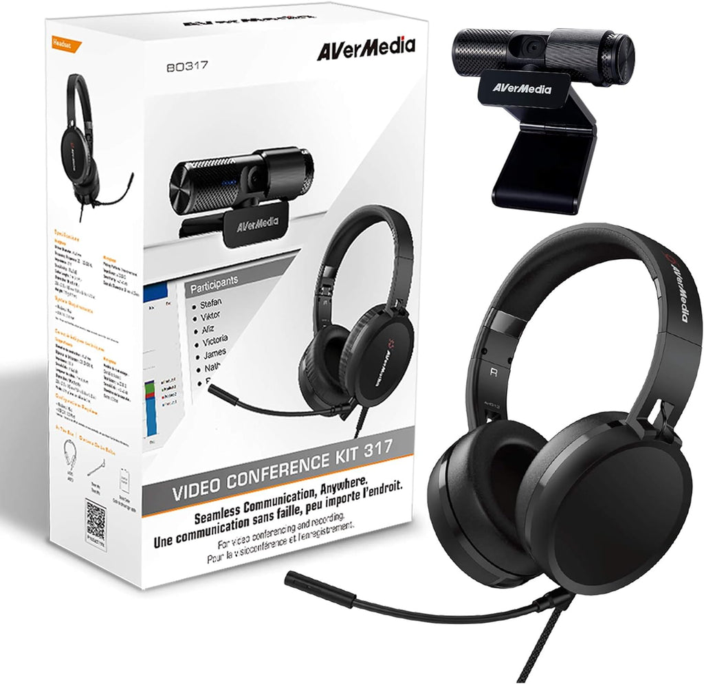 1080p Webcam USB 2.0 Headset with Microphone I4748