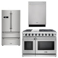 48 in. Gas Range, Dishwasher, Refrigerator Stainless Steel C4629