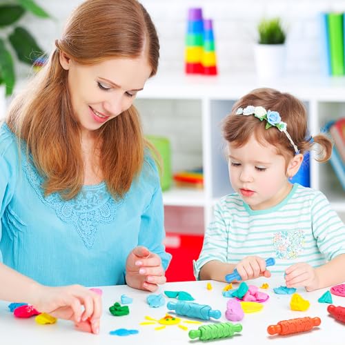 8 Pcs Play Dough Rollers with Plastic Handles U40542