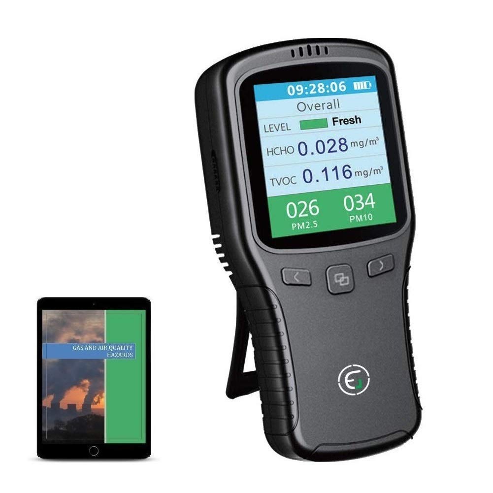 PM2.5/PM10/PM1.0 Formaldehyde Detector, Temperature & Humidity Meter, TVOC Sensor S3541