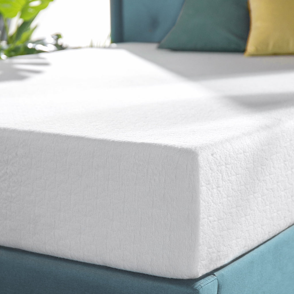 8 Green Tea Memory Foam Short Queen Mattress F8586