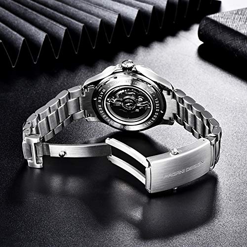 Stainless Steel Automatic Diving Watch with Ceramic Bezel X405