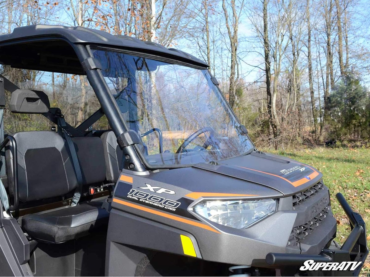 Clear Scratch Resistant Full Windshield for Polaris Ranger XP 1000 / Crew D831