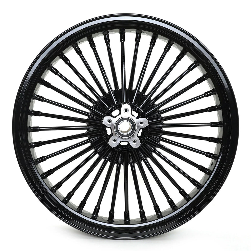 21x3.5 18x5.5 Fat Spoke Wheels Rim for Harley Dyna Wide Glide FXDWG 2006-2017 P61972