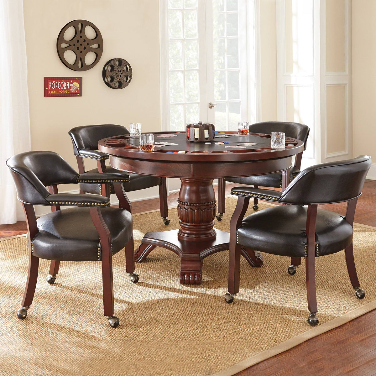 Black Dining & Game Table F817228
