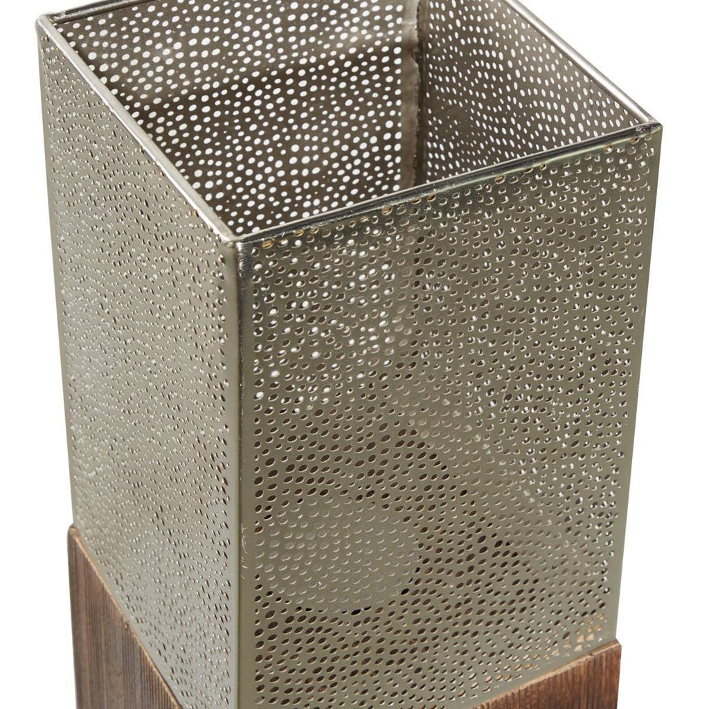 Wood Metal Floor Hurricane R61206