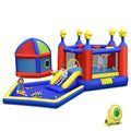 Inflatable Bounce House with Basketball Hoops and Ball Pit Pool R24032