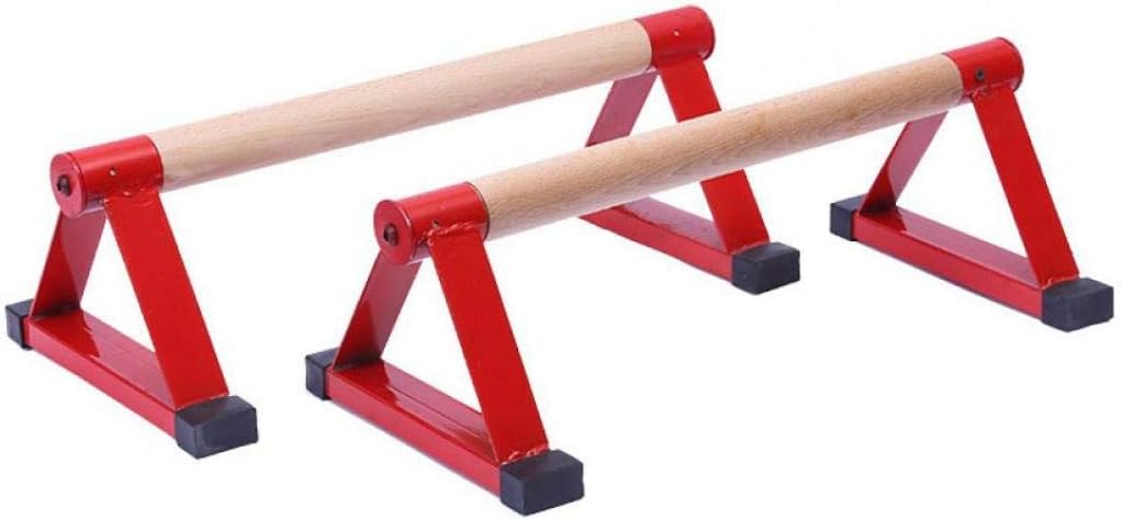Pack of 2 Wooden Pushup Stands Bars for Yoga and Gymnastic Training R95347