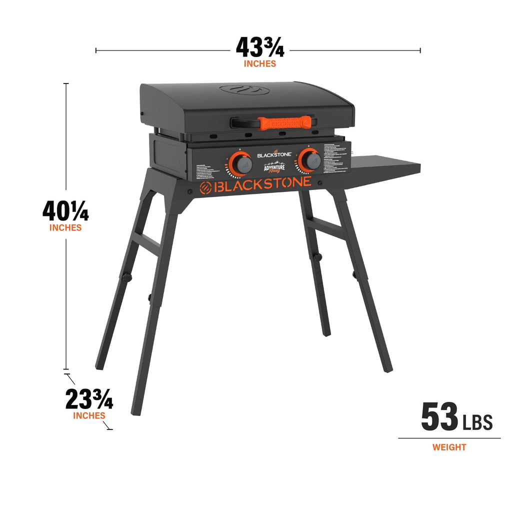 22 Propane Griddle with Stand and Adapter Hose R78664