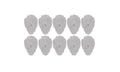 100 Sets (200 Pads) Replacement Paw Pads X5916
