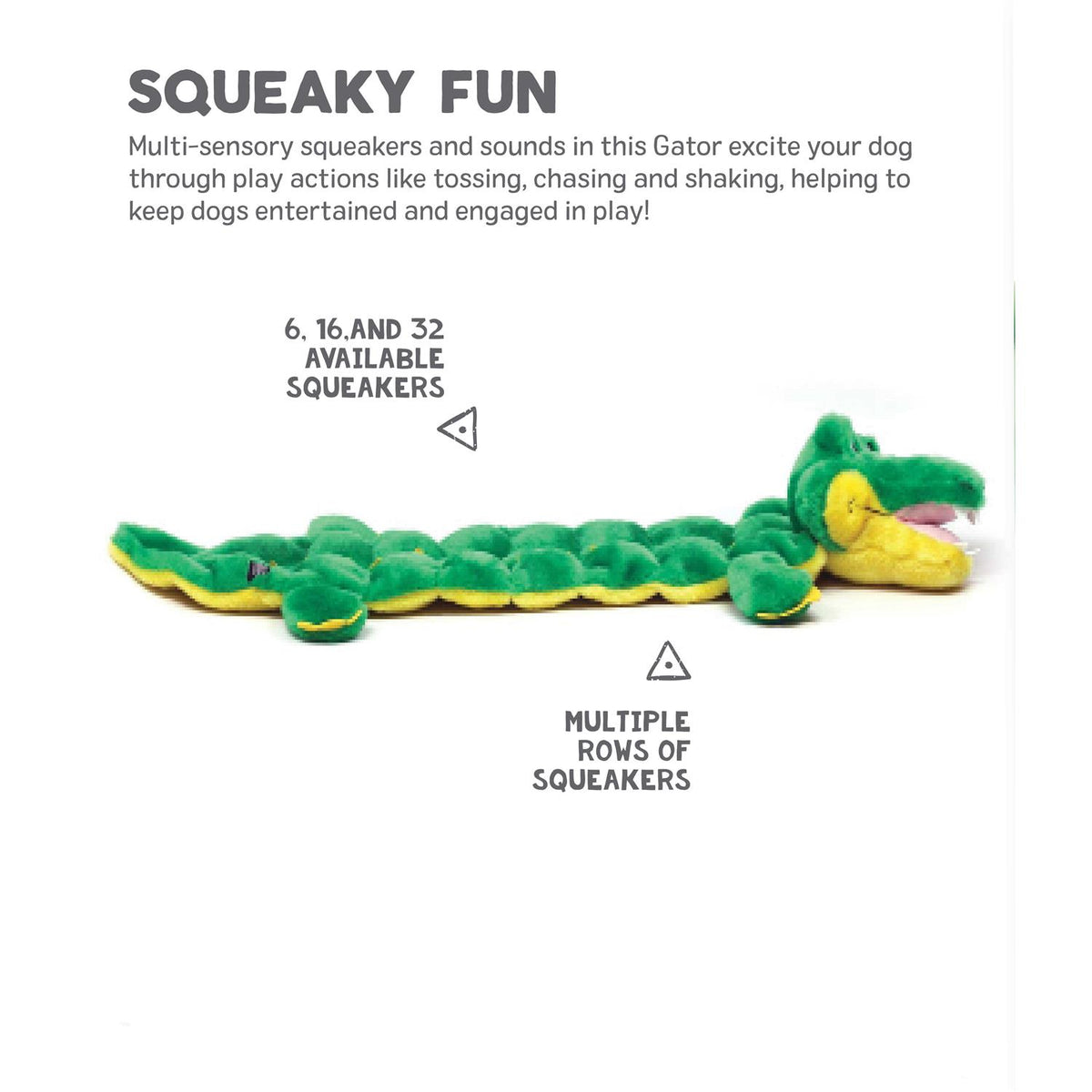 Gator Ginormous Dog Toy J58892