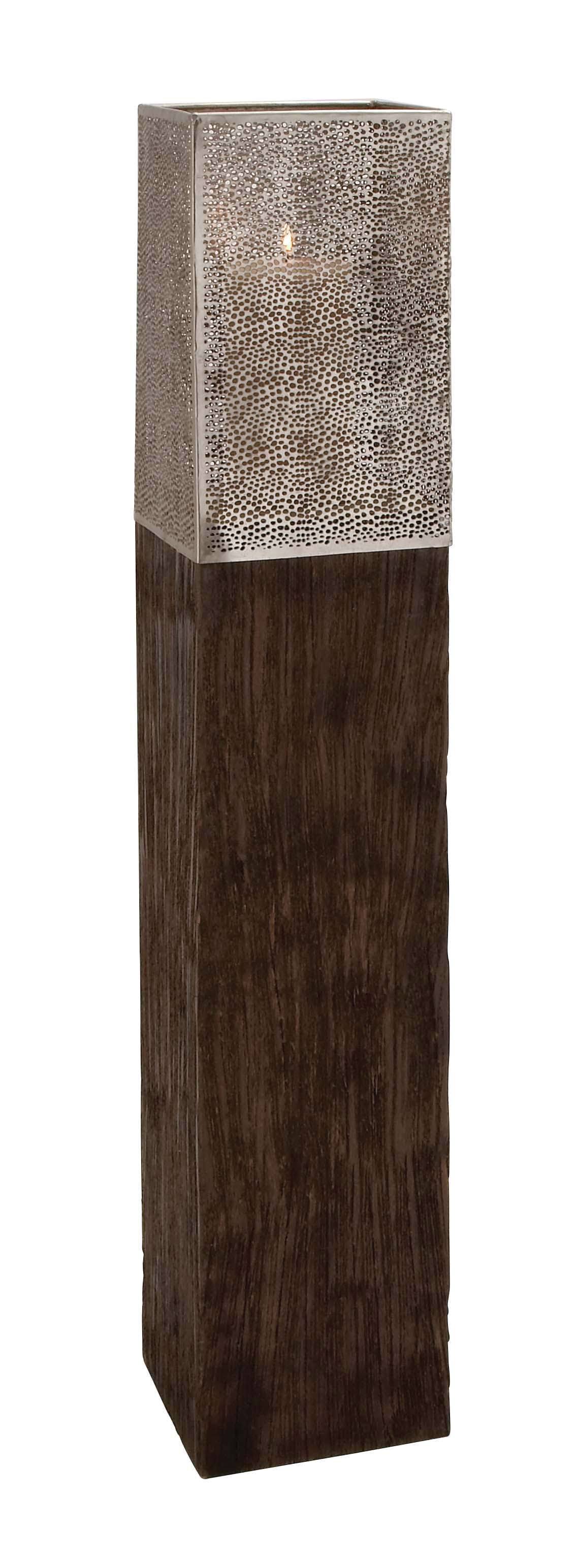 Wood Metal Floor Hurricane R61206