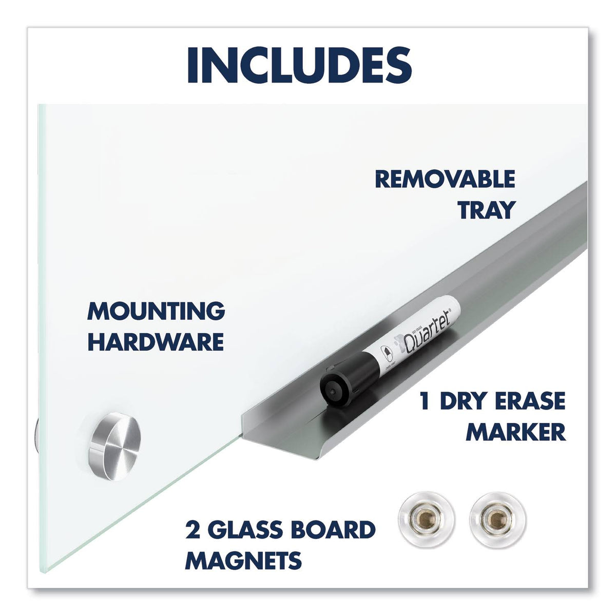 Glass Magnetic Dry-Erase Board N481121