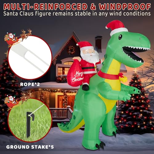 8FT Inflatable Halloween Tree Decoration with Built-in LED Lights Q65856