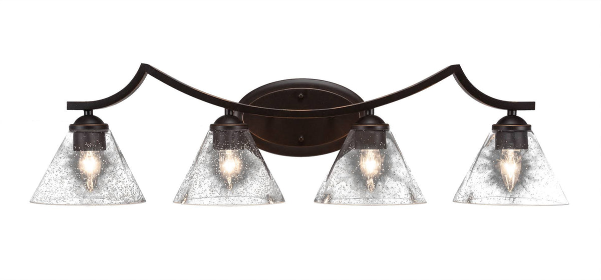Four Light Bath Bar Dark Granite H8331