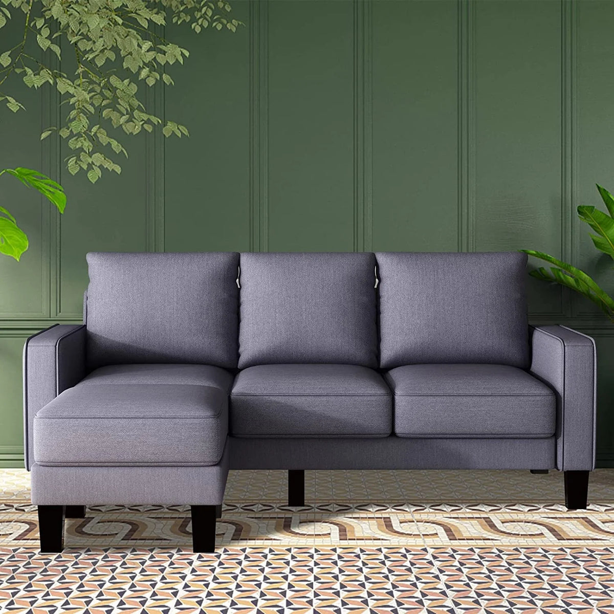 L Shaped Convertible Sectional Sofa Y8651