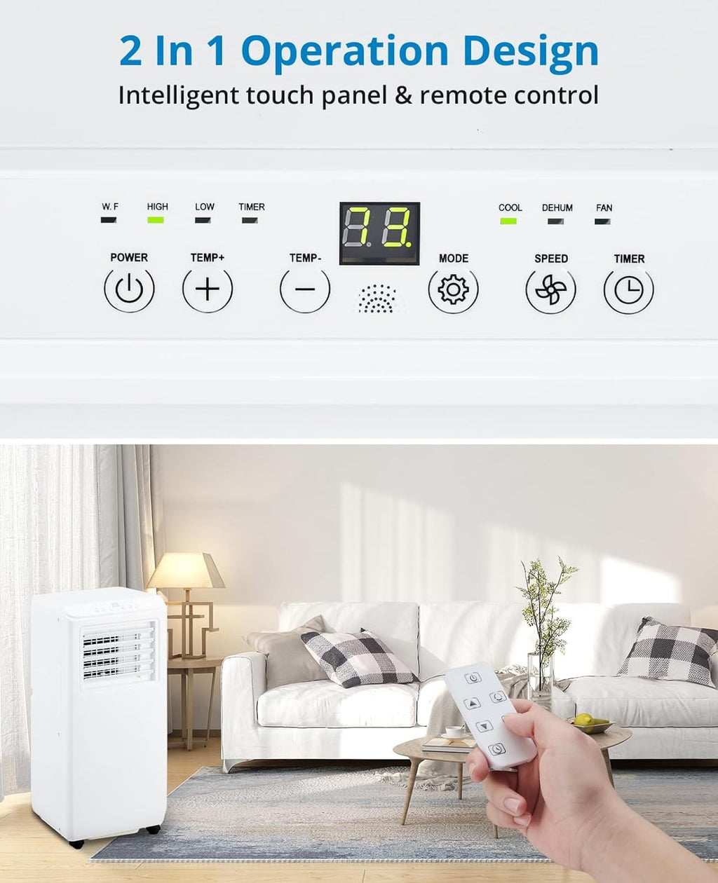 Portable Air Conditioner 10000 BTU with Remote Control G56350