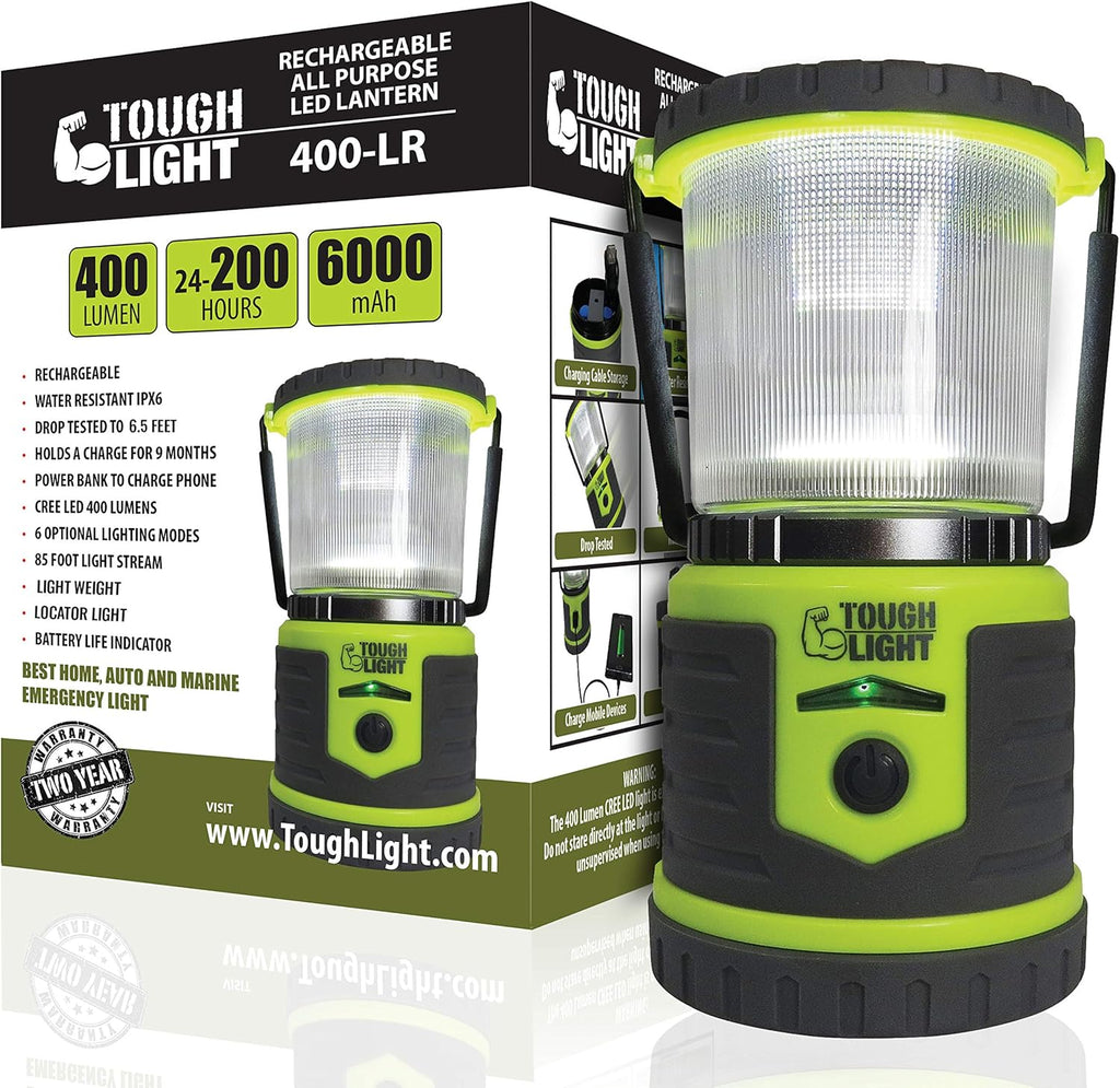 LED Rechargeable Lantern with Cell Phone Charger U23961