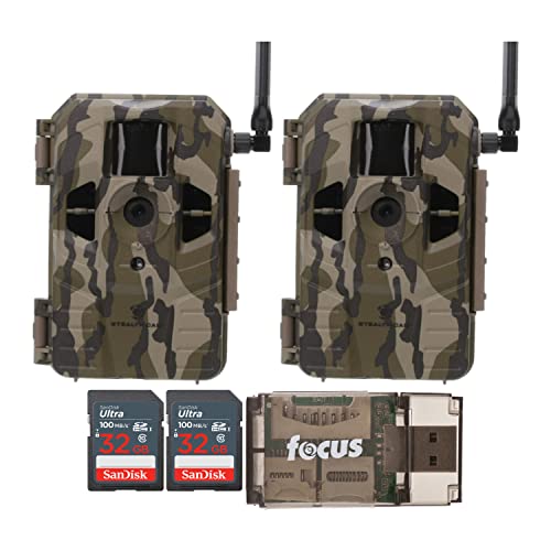 Cellular Trail Camera 2-Pack with 32GB Memory Card and Card Reader F140221