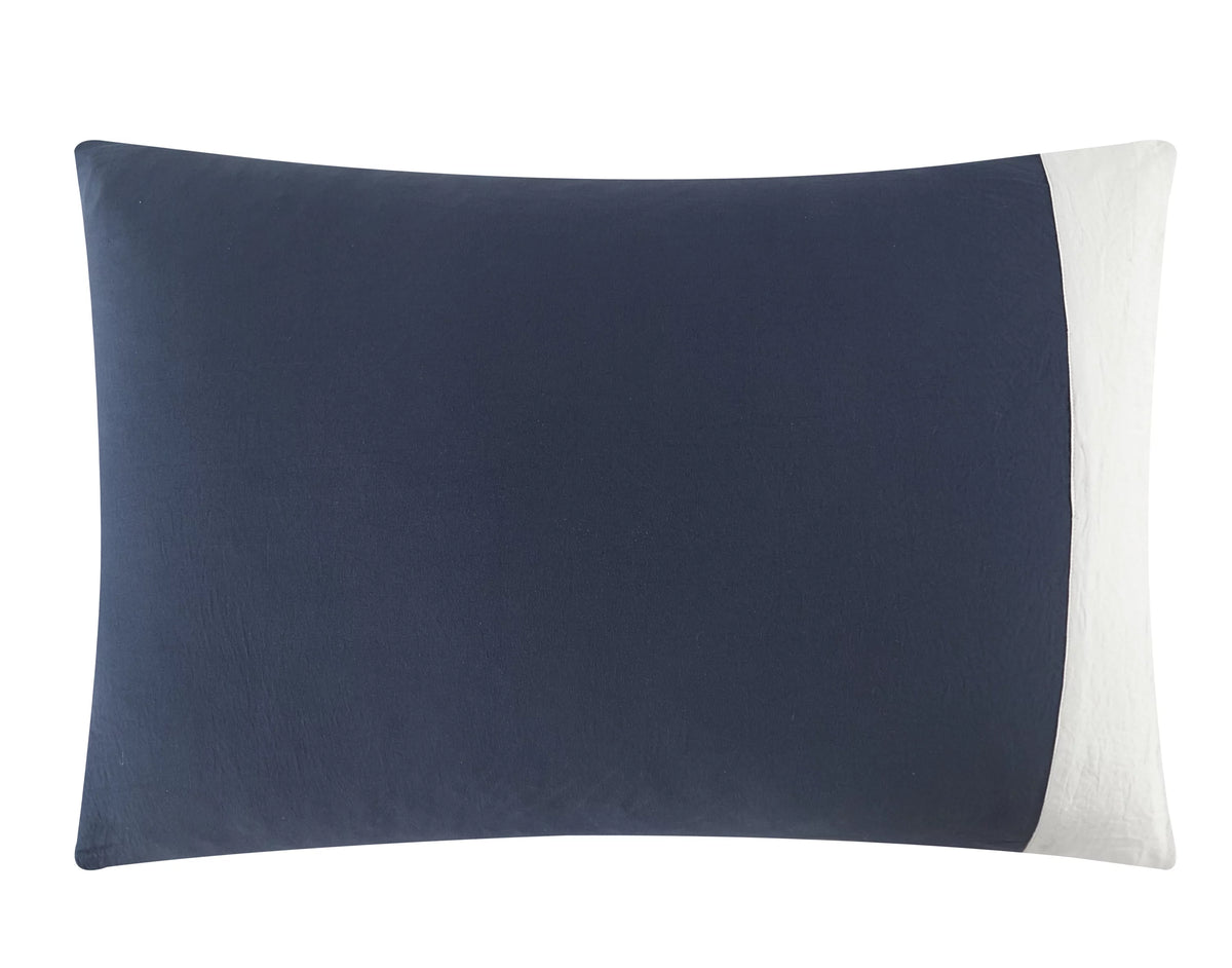 Navy 12-Piece Full Comforter Set with Sheets P75798