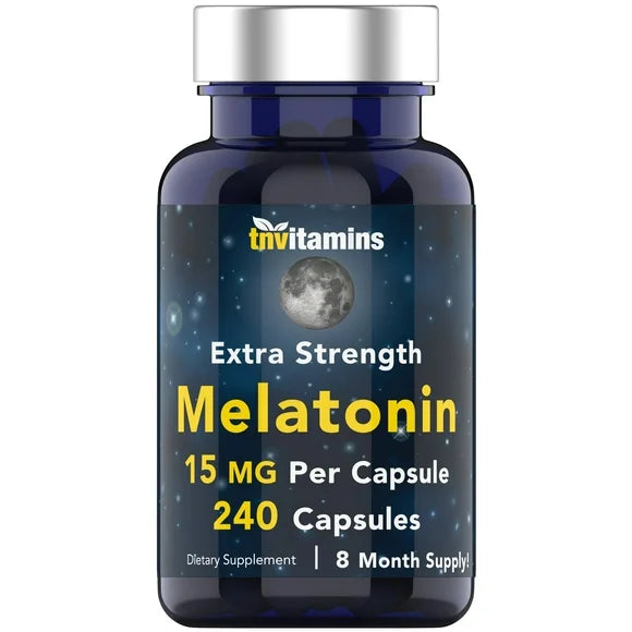 Melatonin 15 MG Capsules 240 Capsules C915227