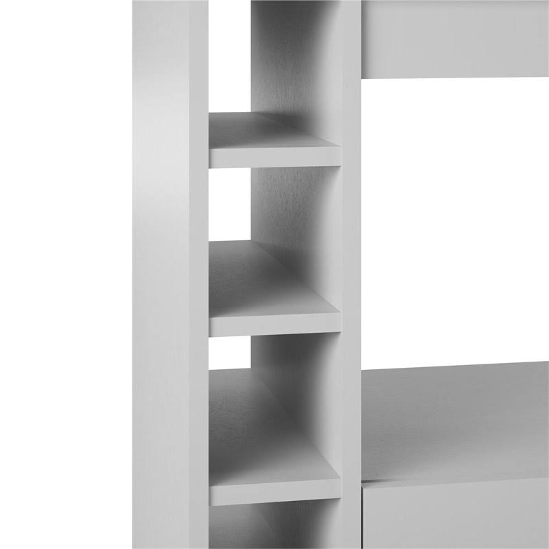 Wooden Kitchen Cart in Dove Gray K667