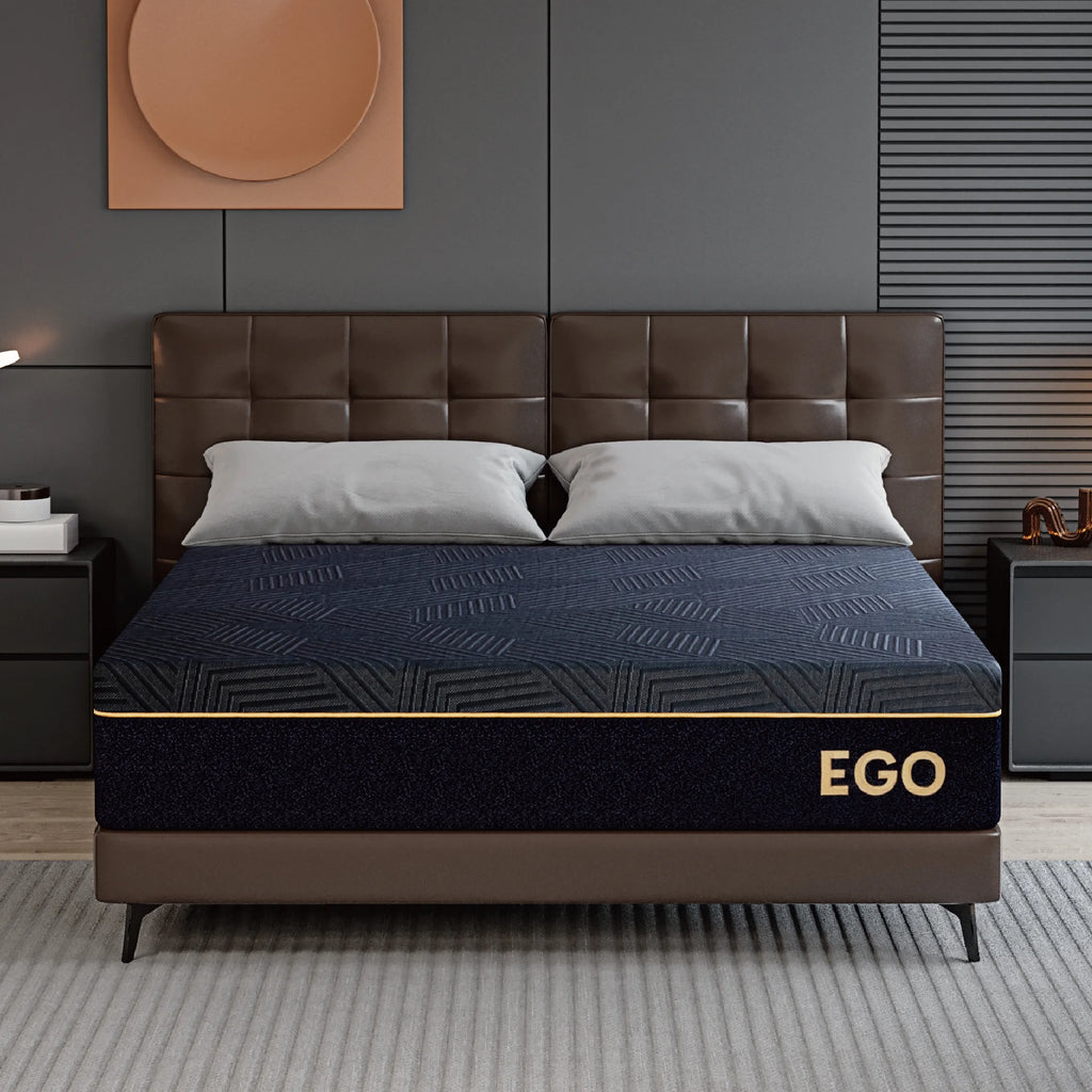 Black 12 inch Full Size Memory Foam Mattress Y76902