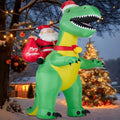 8FT Inflatable Halloween Tree Decoration with Built-in LED Lights Q65856