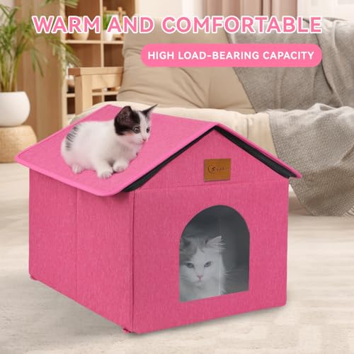 Waterproof Outdoor Cat House with Cushion A760