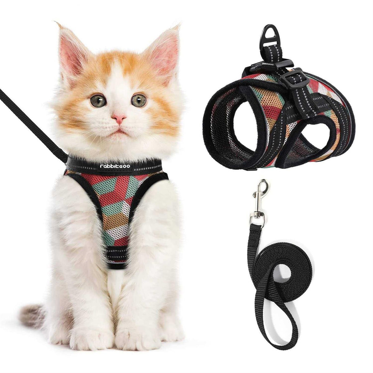 Cat Harness and Leash Soft Adjustable Vest K218