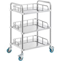 3-Layer Stainless Steel Lab Medical Equipment Cart M203897