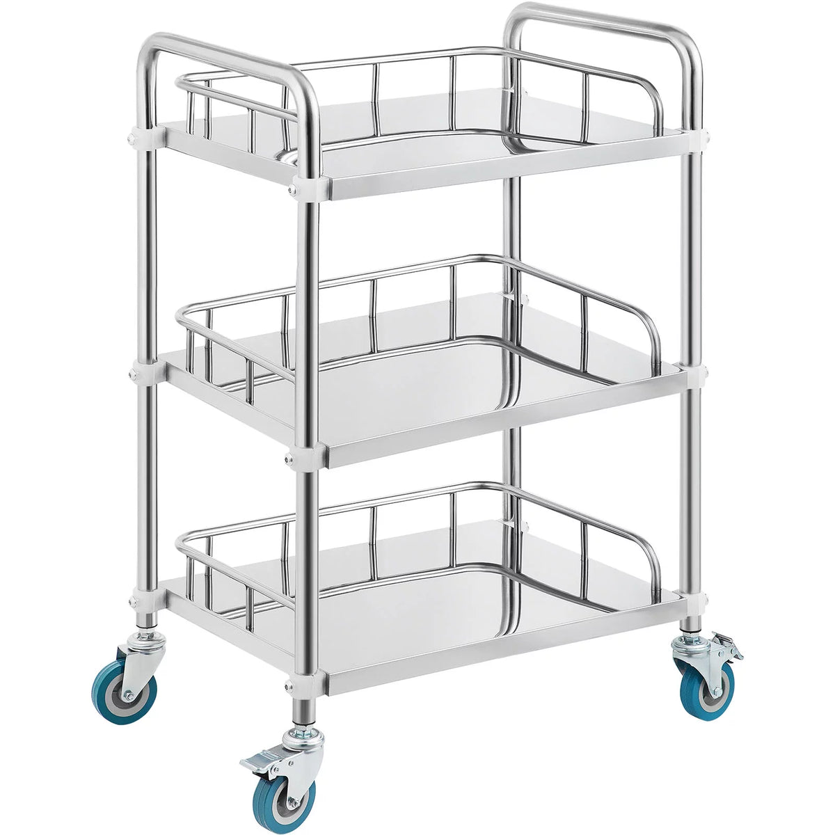 3-Layer Stainless Steel Lab Medical Equipment Cart M203897