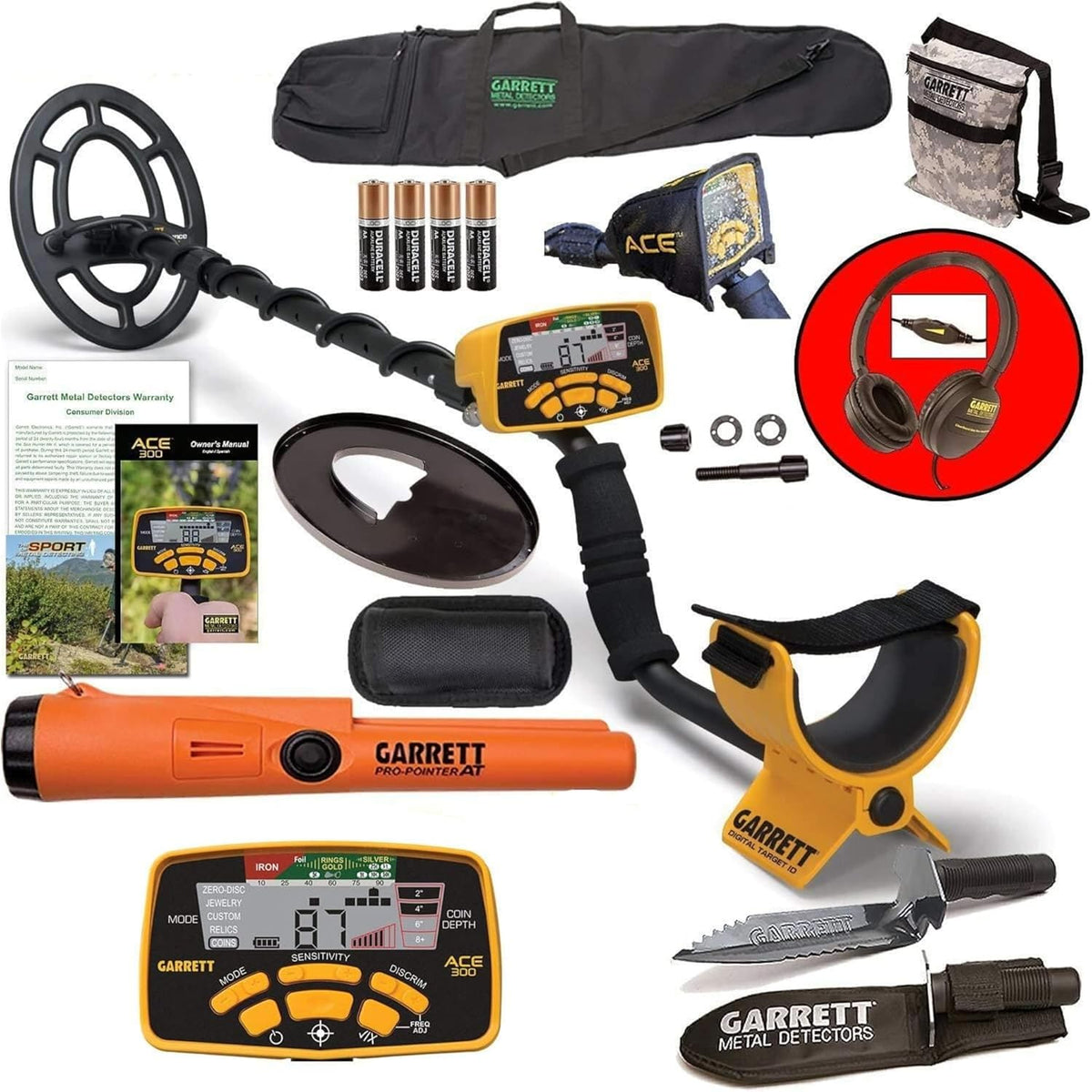 Metal Detector with Waterproof Coil O2878