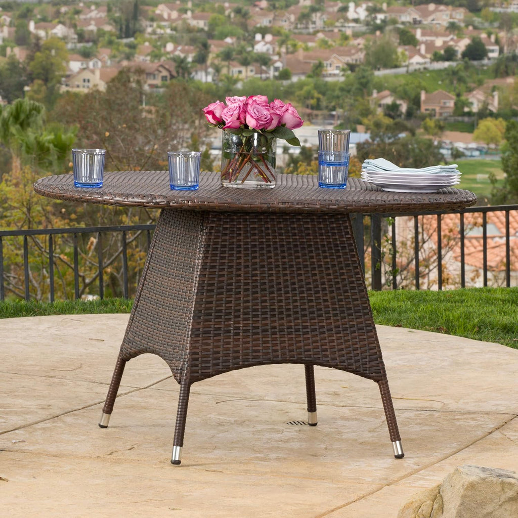 Multibrown Round Dining Table H2256