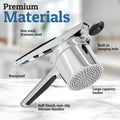 15oz Stainless Steel Black Potato Ricer R2775