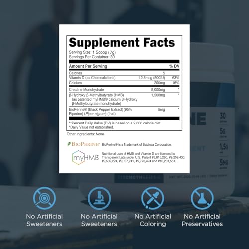 30 Servings Unflavored Creatine HMB D294
