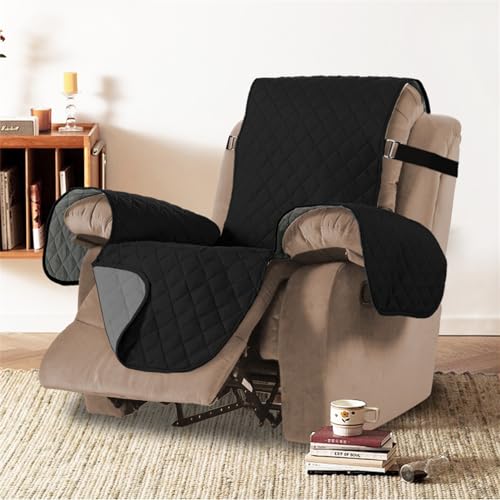 Grey Small Recliner Waterproof Sofa Cover Y2891