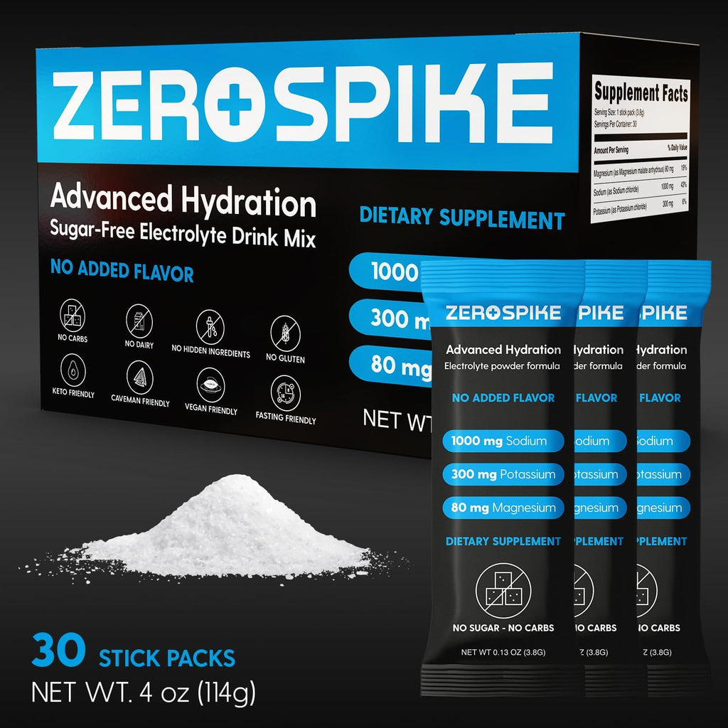 30 Sticks Unflavored Electrolytes Powder Packets H906