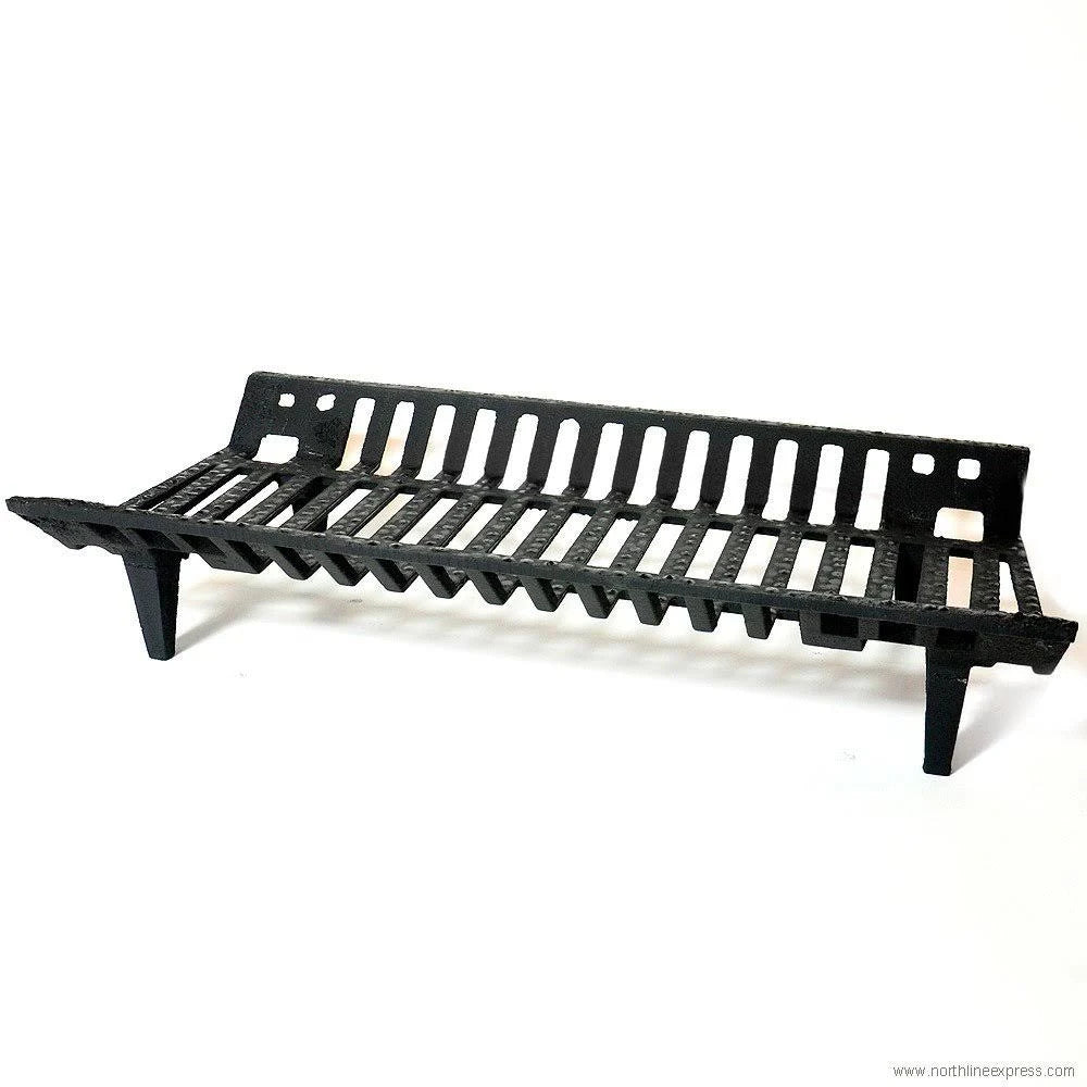 Heavy-Duty Cast Iron Fireplace Grate C608417