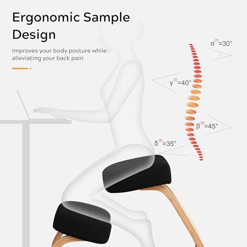 Adjustable Kneeling Chair with Cushion N843