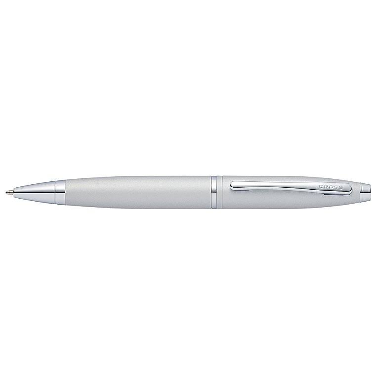 Satin Chrome Ballpoint Pen and Pouch Set Y77064