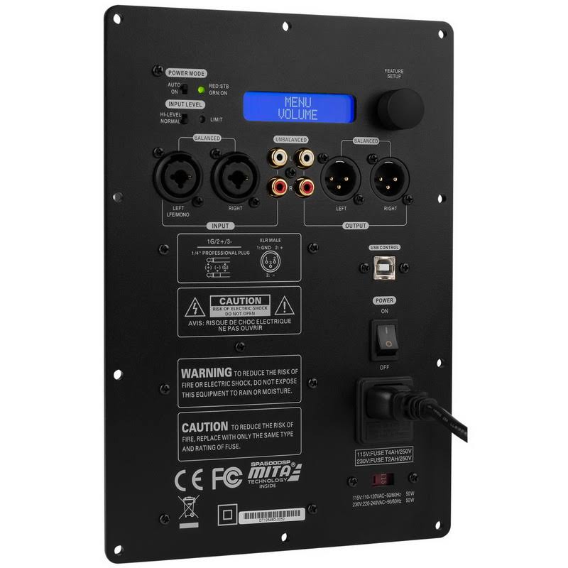 Powered Subwoofer Kit with Built-In DSP W632575