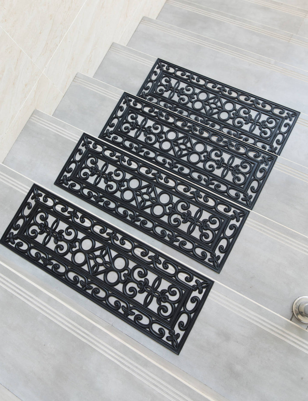 Set of 4 Anti-Slip Stairs Tread Mat O328037