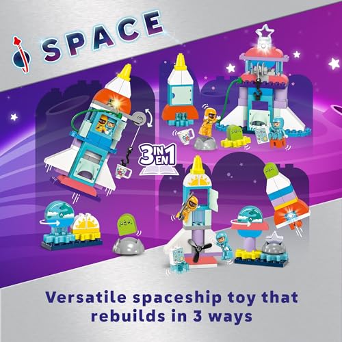 3 in 1 Space Shuttle Rocket Ship Building Set L77473