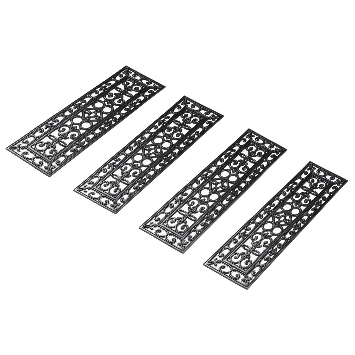 Set of 4 Anti-Slip Stairs Tread Mat O328037