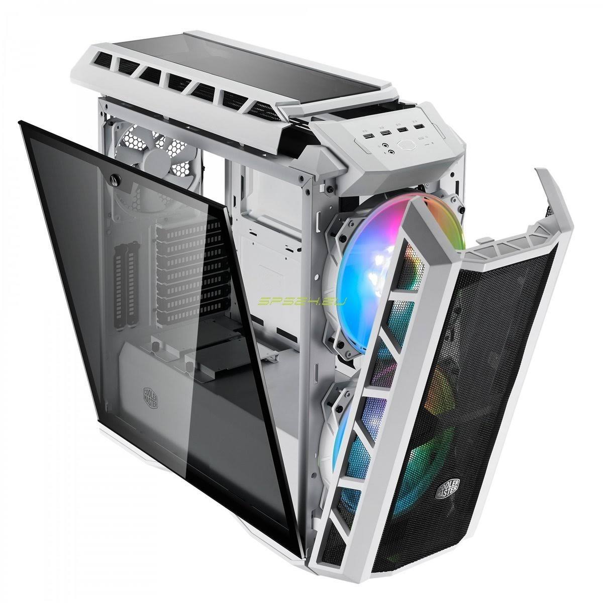 White Mesh Midi Tower G4492