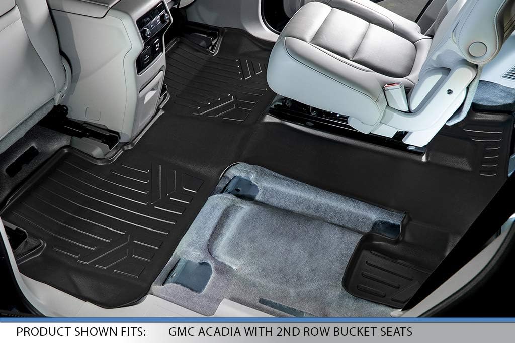 Custom Fit Floor Mats 3 Row Liner Set Black C580296