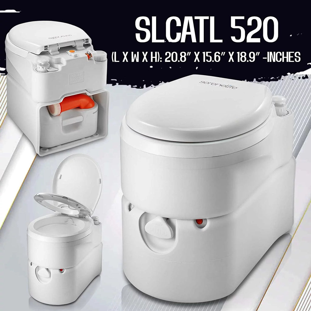 Outdoor Portable Cassette Toilet with Detachable Waste Holding Tank T981